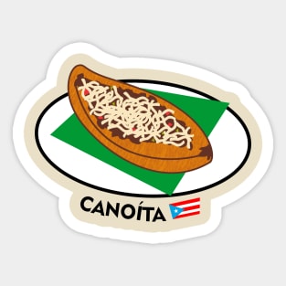 Puerto Rican Food Sweet Plantain Canoe Latino Caribbean Sticker